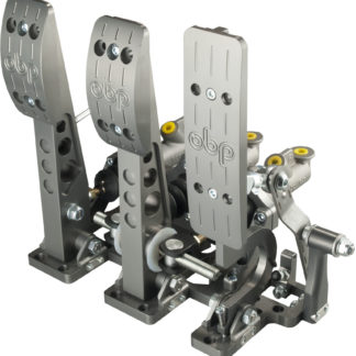 OBP Golvmonterat pedalställ 3 pedaler 3x huvudcylindrar V3 cnc-aluminium