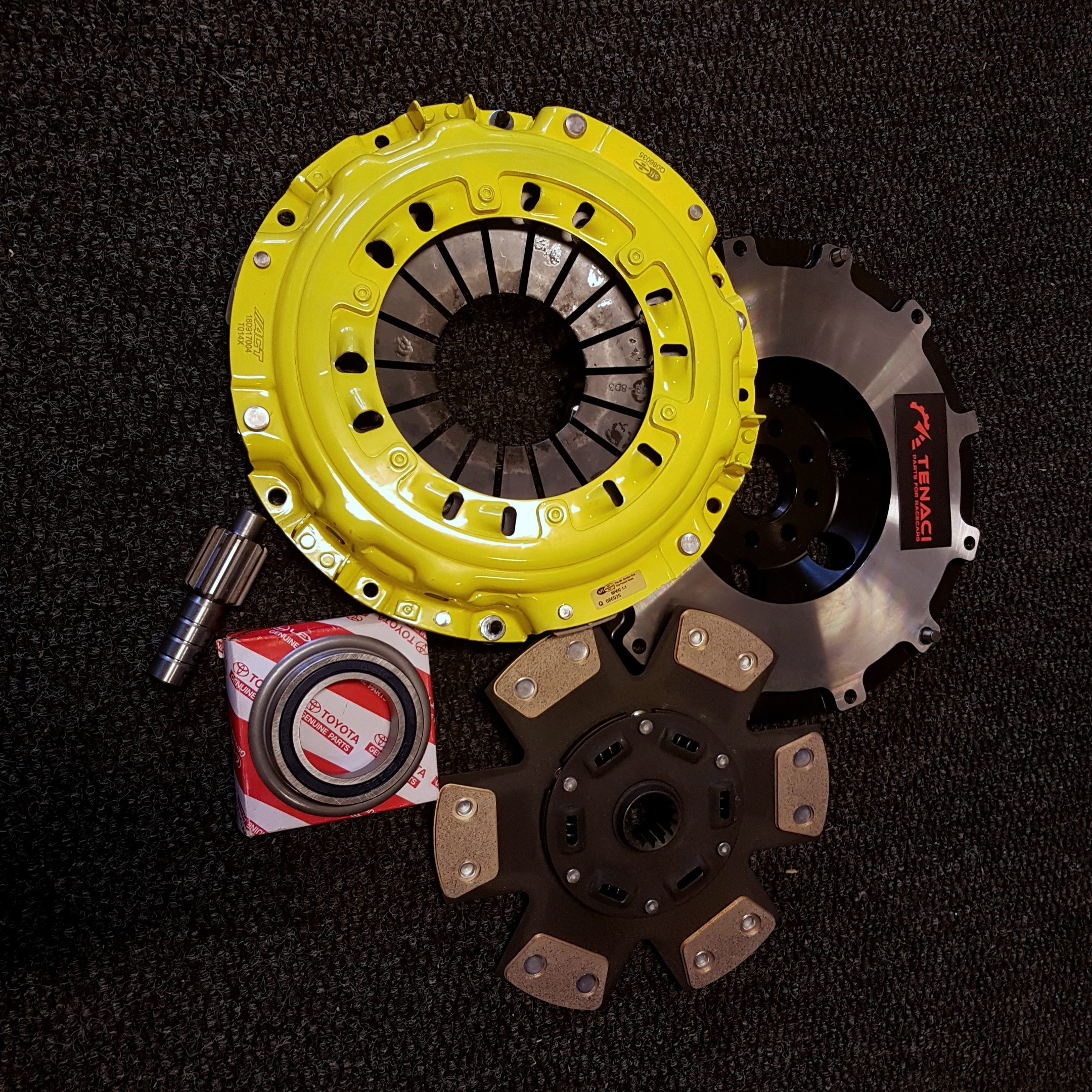 Kit Toyota 1JZ 2jz, Tryckplatta ACT + svänghjul Tenaci + Tenaci lamell - Bild 5