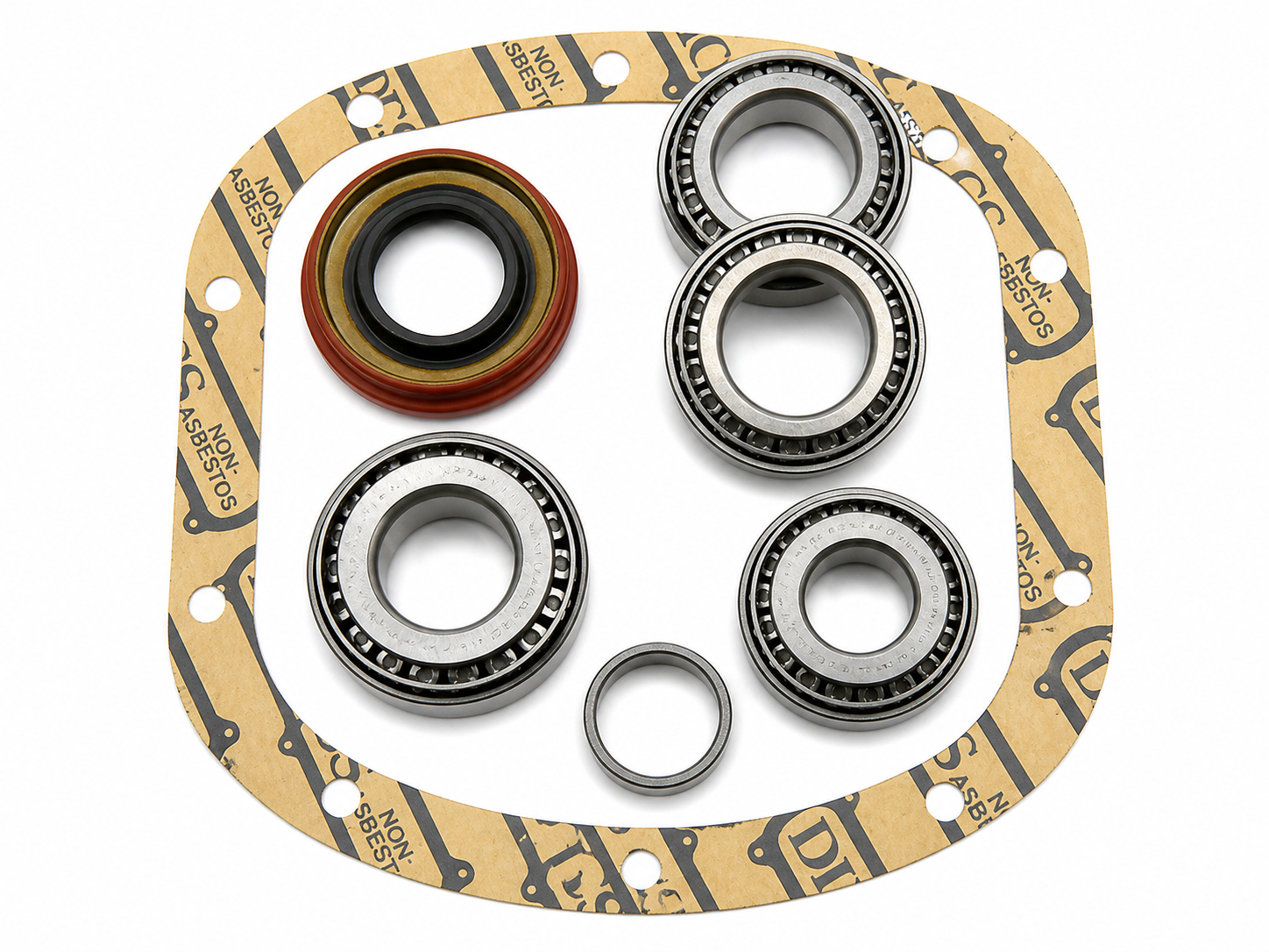Lagersats HD till Volvo diffhus och pinjong 1031 30/31 splines axlar