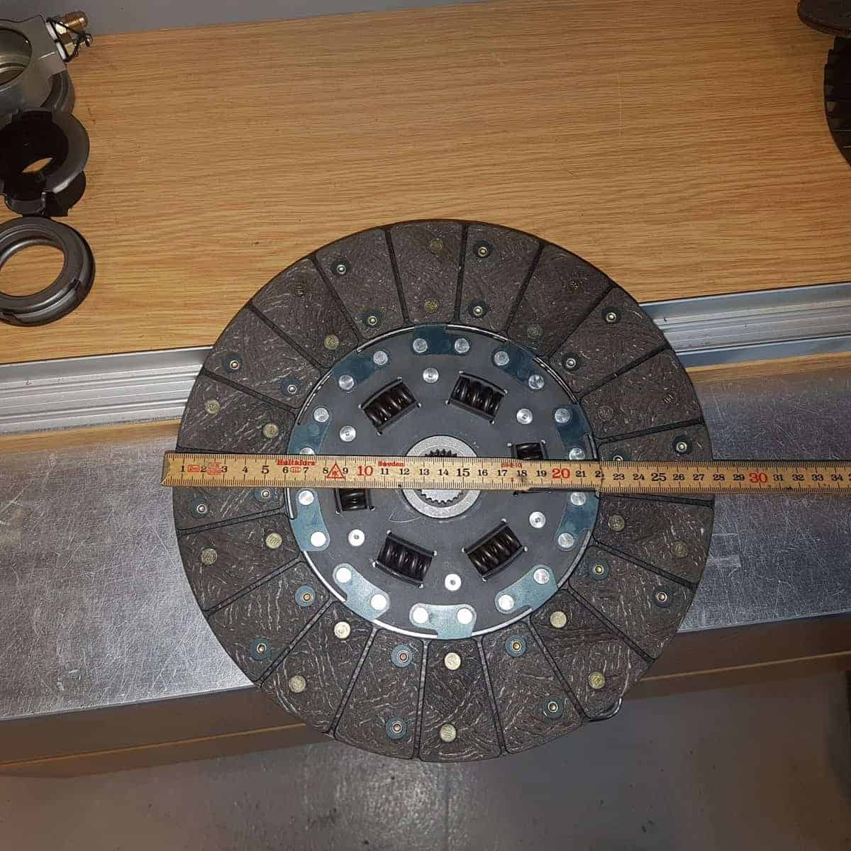 Tenaci 280 mm organic fjädrad lamell 22 splines BMW 320D, Getrag & ZF 1 1/8x10 28,6 mm shaft - Bild 2