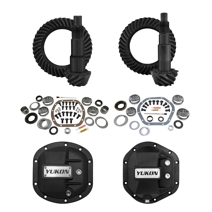 Utväxling. Yukon Stage 2 Jeep JK Re-Gear Kit w/Covers for Dana 30/44, 5.13 Ratio, 24 Spline