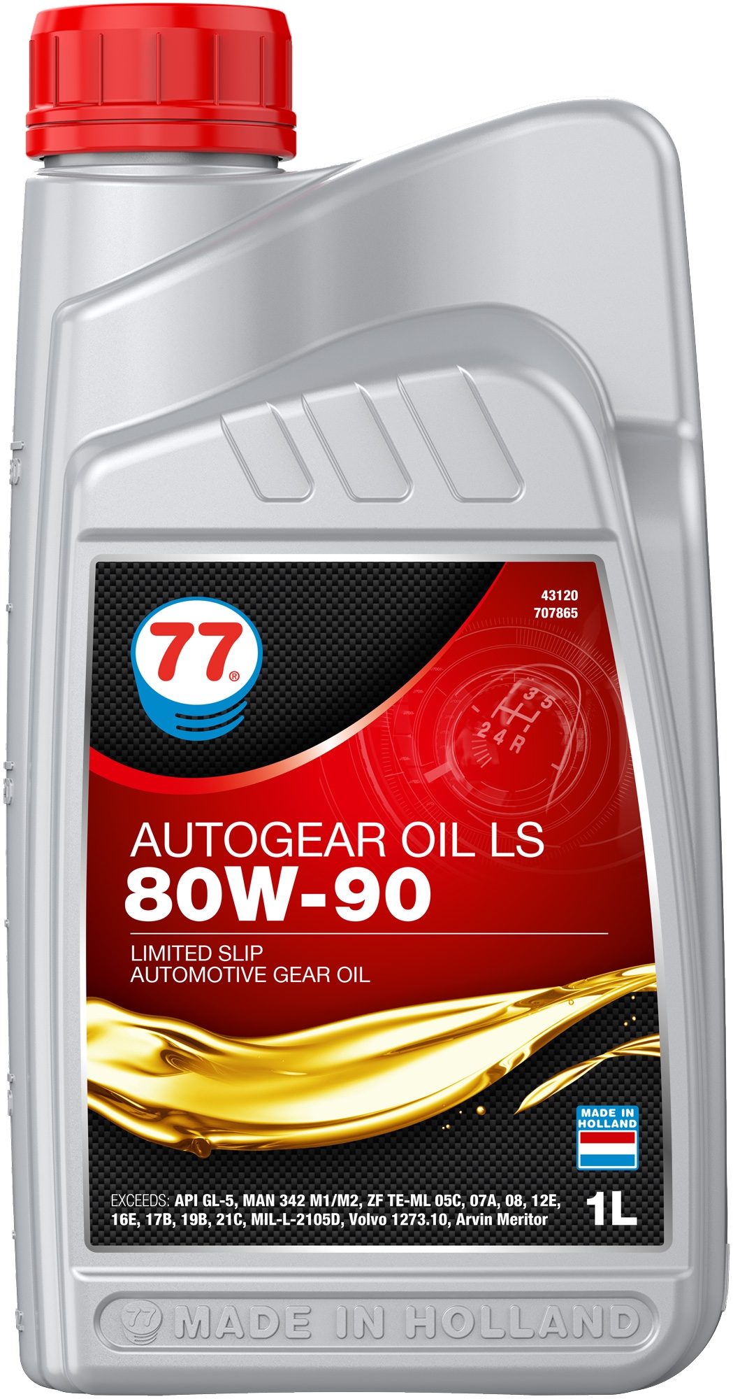 77 Oil. Transmission olja 80w-90 LS mineral 1 liter