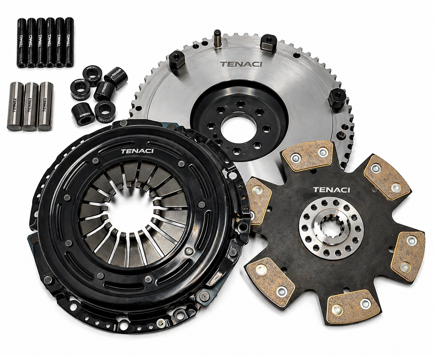 Tenaci black solid kit för Volvo Röd