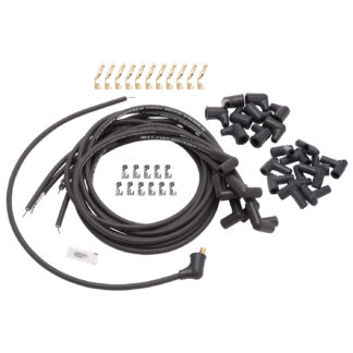 Tändkabel sats Edelbrock Universal 90 gradig svart 8,5mm