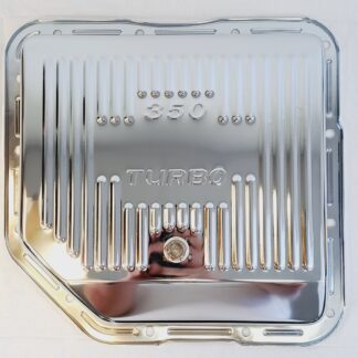 Oljetråg till TH 350 2" Kromad plåt