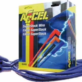 ACCEL Tändkabel sats Universal raka Blå 8mm