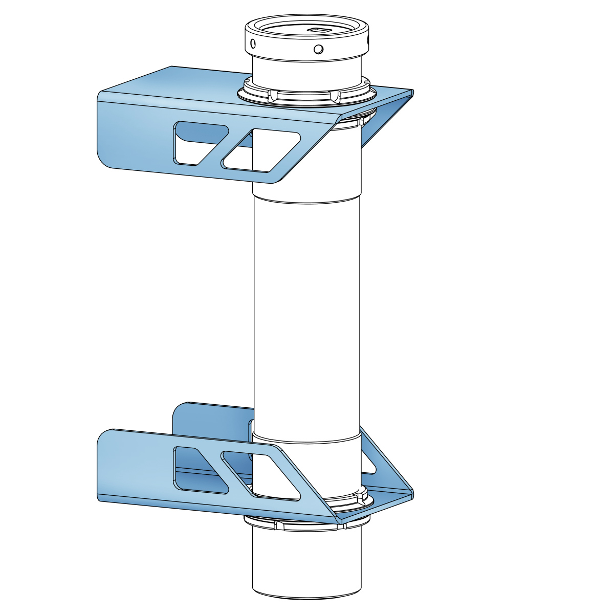 Nuke Performance Mounting steel bracket for Air Jack 60C - Bild 2