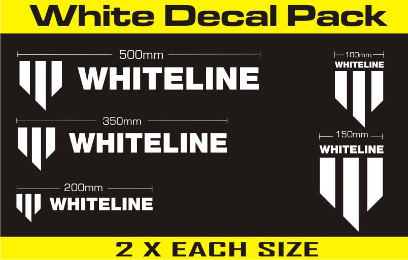 Whiteline Whiteline Decal Kits Merchandise DECALS – KWM004